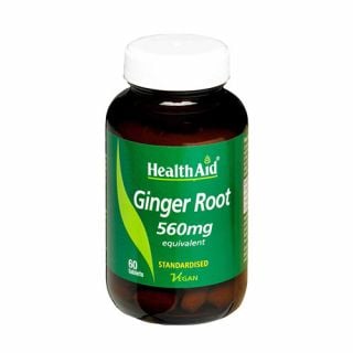 Health Aid Ginger Root 560mg 60 Tabs