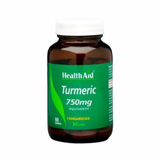 Health Aid Turmeric 750mg 60 Tabs