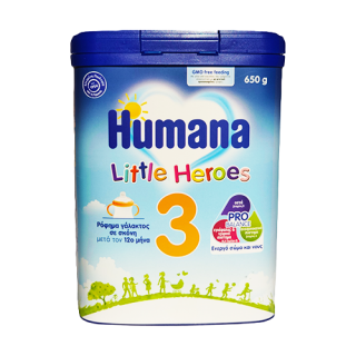 Humana 3 Little Heroes Γάλα σε Σκόνη 12m+ 650gr