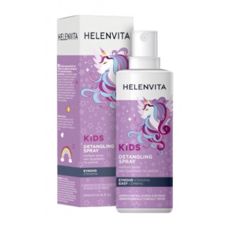 Helenvita Kids Unicorn Παιδικό Σπρέι Μαλλιών για Εύκολο & Γρήγορο Χτένισμα 200ml