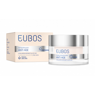 Eubos Cream Hyaluron Repair and Fill 50ml Αντιρυτιδική Ενυδατική Κρέμα με Υαλουρονικό Οξύ