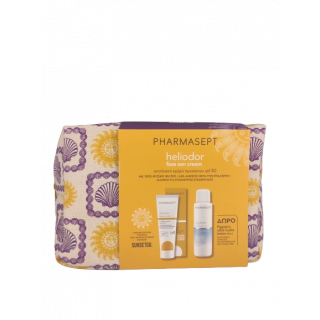 Pharmasept Promo New Heliodor Αντηλιακή Κρέμα Προσώπου Spf30 50ml & Δώρο Ενυδατικό Γαλάκτωμα Σώματος 80ml
