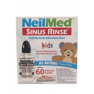NeilMed Sinus Rinse Σύστημα Ρινικών Πλύσεων Για Παιδιά Συσκευή & 60φακελάκια
