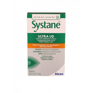 Alcon New Systane Ultra UD Λιπαντικές Οφθαλμικές Σταγόνες 30 x 0.7ml