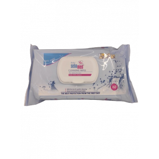 Sebamed Baby Cleansing Wipes for Delicate Skin 99% Water 60pcs Υγρά Μωρομάντηλα με 99% Νερό 