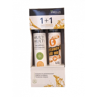 Inoplus Promo Multi Multi Πολυβιταμίνες & Βιταμίνη C 500mg 2x20eff.Tabs