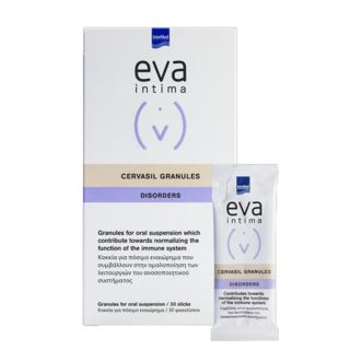 Intermed Eva Intima Cervasil Granules Disorders Food Supplement with Immunomodulatory Action 30sticks