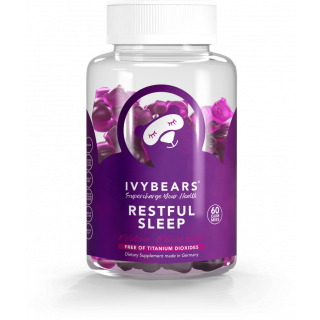 IvyBears Restful Sleep Συμπλήρωμα Διατροφής Για Ευχάριστο Και Ήρεμο Ύπνο, 60 Zελεδάκια Aρκουδάκια