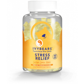 IvyBears Stress Relief Συμπλήρωμα Διατροφής Για Eσωτερική iσορροπία Και Ηρεμία, 60 Zελεδάκια Aρκουδάκια
