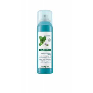 Klorane Dry Shampoo Detox with Aquatic Mint 150ml Σαμπουάν Χωρίς Νερό με Υδάτινη Μέντα
