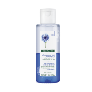 Klorane Bleuet Demaquillant Yeux Waterproof 100ml Ντεμακιγιάζ Ματιών για Αδιάβροχο Μακιγιάζ
