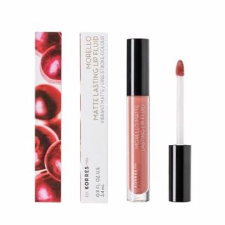 Korres Morello Matte Lasting Lip Fluid 3.4 ml 06 Romantic Nude