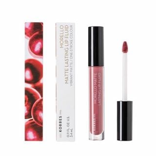 Korres Morello Matte Lasting Lip Fluid 3.4 ml 10 Damask Rose