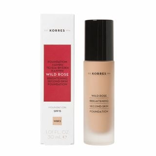 Korres Wild Rose Brigthening Second-Skin Foundation WRF3 30ml