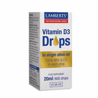 Lamberts Vitamin D3 Drops 20ml