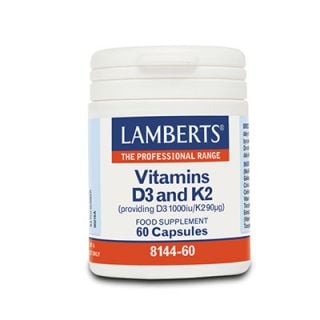 Lamberts Vitamin D3 1000iu & K2 90µg 60 Caps