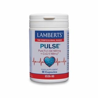 Lamberts Pulse Pure Fish Oil 1300mg & CoQ10 100mg 90 Caps