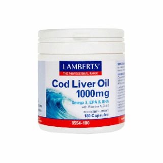 Lamberts Cod Liver Oil 1000mg 180 Caps