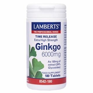 Lamberts Ginkgo Biloba 6000mg 180 Tabs