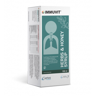 Leriva Immuvit Herbs & Honey Syrup 150ml
