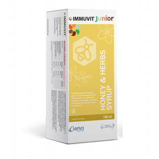 Leriva Immuvit Junior Honey & Herbs Syrup 150ml
