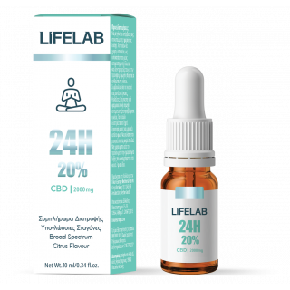 Lifelab 24H 20% CBD 2000mg Κανναβιδιόλη 10ml