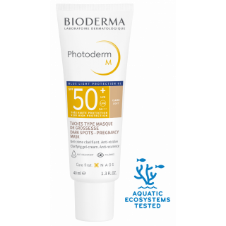 Bioderma Photoderm M Light SPF50+ Αντηλιακό Προσώπου με Χρώμα 40ml