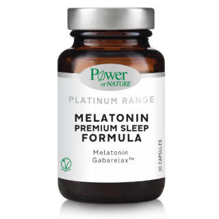 Power of Nature Platinum Range Melatonin Premium Sleep Formula 30caps Συμπλήρωμα Διατροφής για Βελτίωση Ύπνου