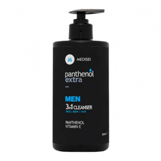 Medisei Panthenol Extra Men 3 in 1 Cleanser Ανδρικό Καθαριστικό Προσώπου, Σώματος, Μαλλιών 500ml 500ml