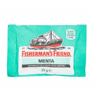 Fisherman's Friend Mint 25gr Καραμέλες για το Λαιμό Μέντα