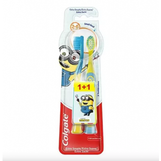 Colgate Παιδικές Μαλακές Οδοντόβουρτσες με Minions (2-6 χρονών) 2τμχ