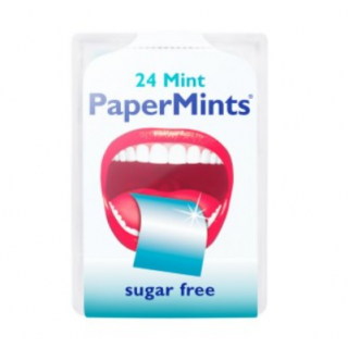 PaperMints Sugar-Free Breath Mints Φυλλαράκια Για Δροσερή Αναπνοή Χωρίς Ζάχαρη 24strips