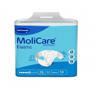 Hartmann MoliCare Premium Elastic Πάνες Ακράτειας 6 Σταγόνες Μέγεθος Extra Large 14τεμάχια