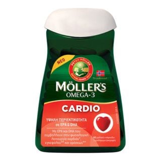 Moller's Cardio Omega-3 Fish Oil 60 Caps