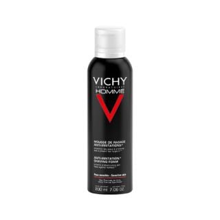 Vichy Homme Mousse A Raser Anti-Irritation 200ml Αφρός Ξυρίσματος κατά των Ερεθισμών