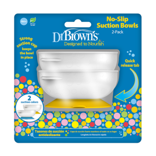 Dr. Brown's Designed To Nourish™ Αντιολισθητικό  Μπολ Φαγητού (TF019) 2Τμχ