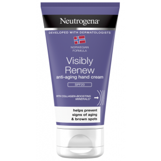 Neutrogena Visibly Renew Anti-Aging Hand Cream Αντιγηραντική Κρέμα Χεριών SPF20 75ml