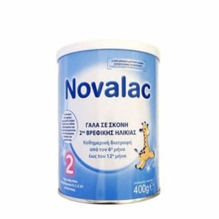 Novalac 2 Γάλα Σκόνη 400gr 2ης Βρεφικής Ηλικίας 