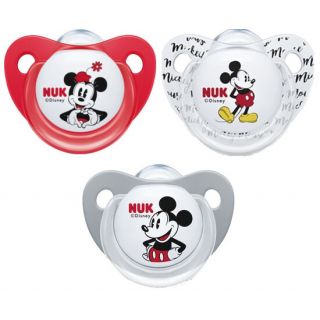 Nuk Trendline Disney Mickey 10.730.325 Πιπίλα Σιλικόνης Διάφορα Χρώματα Μέγεθος 1 (0-6 Μηνών) 1 Τεμάχιο