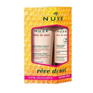 Nuxe Promo Reve De Miel Κρέμα Χεριών και Νυχιών 30ml & Ενυδατικό Στικ Χειλιών 4g