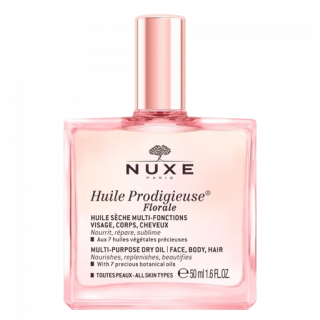 Nuxe Huile Prodigieuse Florale Shine Dry Oil for Face Hair & Body 50ml Ξηρό Λάδι με Λάμψη για Πρόσωπο Μαλλιά & Σώμα