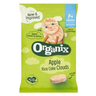 Organix Apple Rice Cake Clouds Bio & Gluten Free For 7+Months 40gr
