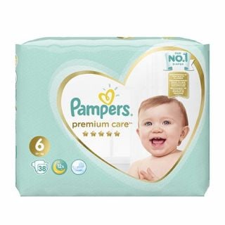 Pampers Premium Care Junior No6 (13+ kg) 38