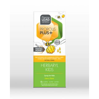 Pharmalead Propolis Plus+ Herbaryl Kids, Συμπλήρωμα Διατροφής Για Παιδιά Με Προπόλη ,Μέλι, Εκχύλισμα Αλθαίας Και Κισσού 200ml