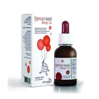 PharmaQ Ferrum Iasis Drops 3+ Iron Pyrophosphate Microencapsulated in Liposomal form with Vitamins Β6 & B12, 30ml
