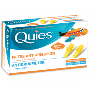 PharmaQ Quies earPlanes® Kids Special Earplugs for Travels 1 Pair