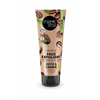 Natura Siberica Organic Shop Απαλό Απολεπιστικό Scrub Προσώπου Morning Coffee 75ml