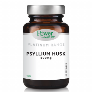 Power Health Platinum Range Psyllium Husk 500mg 30caps Συμπλήρωμα Διατροφής με Φλοιό Ψυλλίου σε Σκόνη