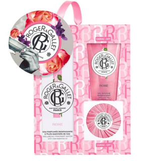 Roger&Gallet Rose Gift Set Αρωματικό Σετ Τριαντάφυλλο: Wellbeing Fragrant Water 100ml & Αφρόλουτρο 50ml & Σαπούνι 50g