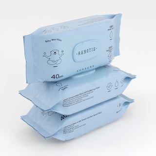 Agnotis Supreme Wet Wipes Μωρομάντηλα 120τμχ (3 x 40τμχ)